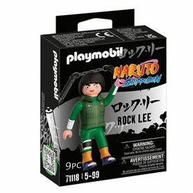 Figurine Playmobil Naruto Shippuden - Rock Lee 71118 9 Pièces