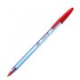 Crayon Bic Cristal Soft Rouge Transparent 1-2 mm (50 Unités)