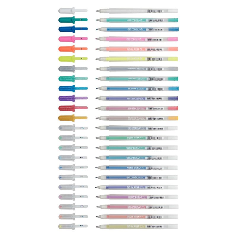 Image secondaire de Ensemble de Stylos Talens Sakura Gelly Roll Mixed 24 Pièces