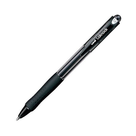 stylo à encre liquide Uni-Ball Rollerball Laknock SN-100 Noir 0,4 mm (