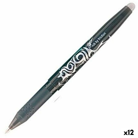 Crayon Pilot Frixion Ball Encre effaçable Noir 0,4 mm 12 Unités