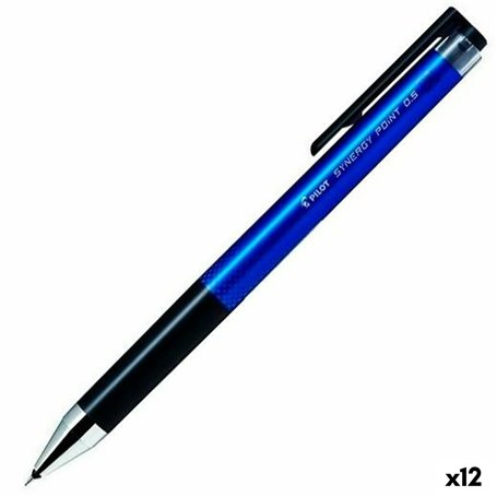 Stylo gel Pilot Synergy Bleu (12 Unités)