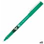 Crayon Roller Pilot V5 Vert 0,3 mm (12 Unités)