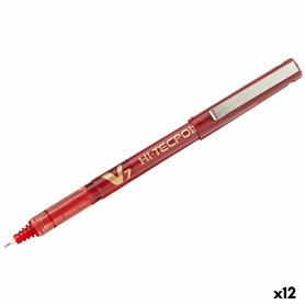 Crayon Roller Pilot V7 Rouge 0,5 mm (12 Unités)