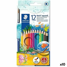 crayons de couleurs pour aquarelle Staedtler Noris 12 Pièces Multicoul