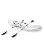 Kayak Gonflable Transparent avec Accessoires Paros InnovaGoods 312 cm 