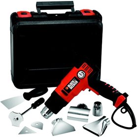 BLACK+DECKER Décapeur Thermique Filaire 2200 W KX2200K-QS - Coffret 4 