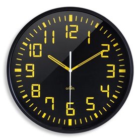 ORIUM Horloge grands caractères silencieuse Contraste Ø30 cm