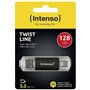 Intenso Twist Line Clé USB 128 GB anthracite 3539491 USB-A, USB-C, US