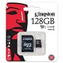 Micro SD HC Kingston 128 GB classe 10, Micro support de stockage mémoi