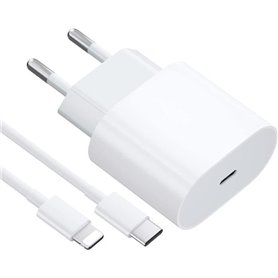Chargeur Rapide iPhone, 20W USB C Chargeur iPhone avec cable de Charge