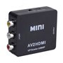 WY08482-Mini AV2HDMI Convertisseur Vidéo Adaptateur HD 720-1080p UP Sc