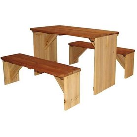 AXI ZidZed Table Picnic Enfant en Bois XL | Banc Pique Nique pour Enfa