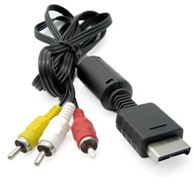 RCA Audio AV Câble vidéo câble de données de jeu pour PS2 PlayStation
