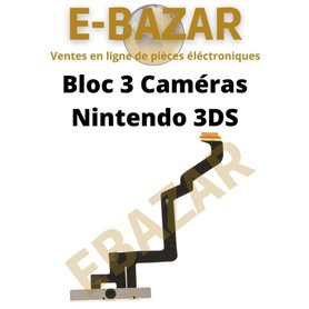 EBAZAR 3DS Bloc 3 Caméras Câble ruban compatible Nintendo 3DS