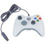 Contrôleur Manette de Jeu Filaire Xbox pour PC & Xbox 360 - blanc