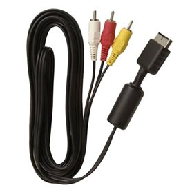MOONAR® 1.8m Composite AV Cable pour Playstation PS3 / PS2