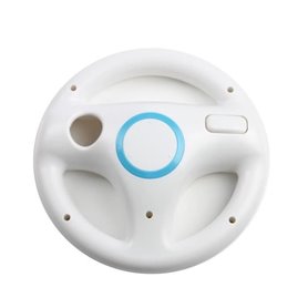 MOONAR@ Nintendo Wii Wheel / Volant compatible avec la Wii blanc
