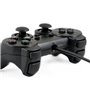 QUMOX Manette Dual Shock Contrôleur Compatible Pour PS2 Noire - manett