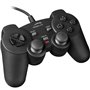 Manette PS2 Analogique Vibrante Noire