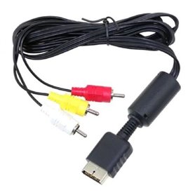 Cord Mini 1 M Audio Av Vidéo Composite Rca Cable For Sony Ps2 Ps3