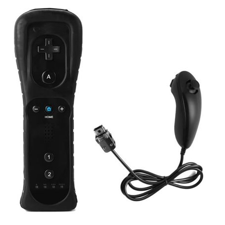 XCSOURCE 2 en1 Manette Nunchuk et Télécommande pour Nintendo Wii et Wi