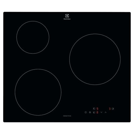 Electrolux Plaque de cuisson induction 60cm 3 feux 6000w noir - LIB603