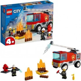 LEGO® City 60280 Le Camion des Pompiers avec Échelle, Jouet Éducatif, 