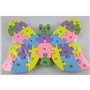 puzzle apprentissage alphabet et chiffres en forme de papillon