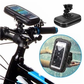 Support étanche pour vélo compatible iPhone 10/8/7/6S/5/5C/5S et andro