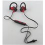 écouteurs bluetooth sans fil pour le sport rouge et noir compatible to
