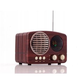Enceinte haut parleur bluetooth radio vintage