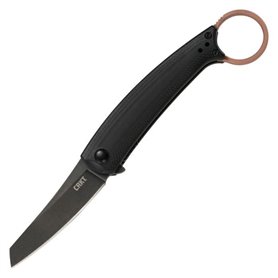Couteau de poche Ibi Linerlock Black CRKTNoir Noir