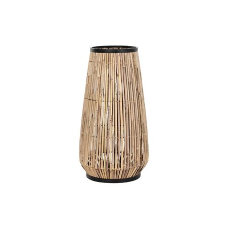 Vase DKD Home Decor Naturel Noir Métal Rotin 38 x 38 x 73 cm