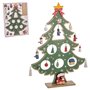 Décorations de Noël Multicouleur Bois MDF Sapin de Noël 26 cm