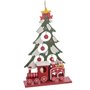 Décorations de Noël Multicouleur Bois MDF Sapin de Noël 20 x 12 x 4 cm