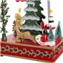 Décorations de Noël Multicouleur Bois Balancelle 12 x 17 x 26 cm