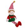 Décorations de Noël Multicouleur Foam Tissu Enfant Elfe 40 cm