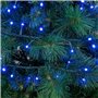 Guirlande lumineuse LED 25 m Bleu Blanc 6 W Noël