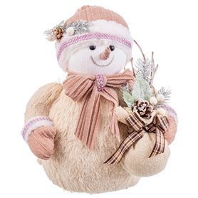 Décorations de Noël Multicouleur Plastique Polyfoam Tissu Bonhomme de 