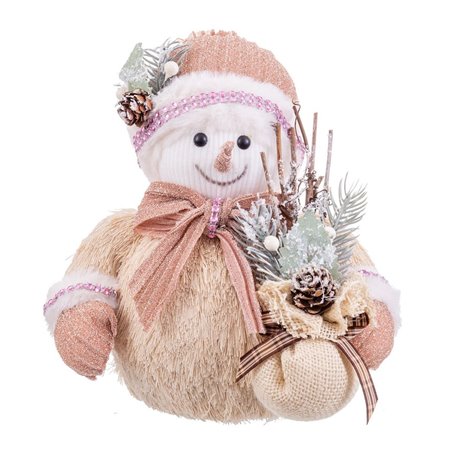 Décorations de Noël Multicouleur Plastique Polyfoam Tissu Bonhomme de 