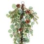 Accroches- portes Noël Vert Naturel Rotin Plastique 71,12 cm