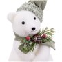 Décorations de Noël Blanc Multicouleur Plastique Polyfoam Tissu Ours 1