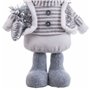 Décorations de Noël Blanc Gris Métal Tissu ours polaire 20 x 10 x 33 c