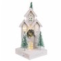 Décorations de Noël Blanc Vert Bois Plastique ville 16 x 16 x 38 cm