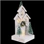 Décorations de Noël Blanc Vert Bois Plastique ville 16 x 16 x 38 cm