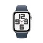 Montre intelligente Apple Watch SE Bleu Argenté 44 mm