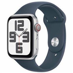 Montre intelligente Apple Watch SE + Cellular Bleu Argenté 44 mm