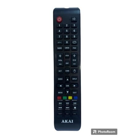Télécommande d'origine pour TV AKAI AK32SFM1549. Neuve. Livré sans pil