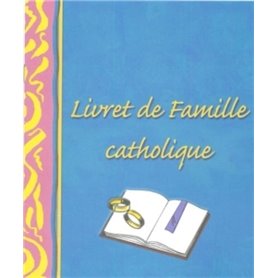 Livret de famille catholique par lot de 10 exemplaires